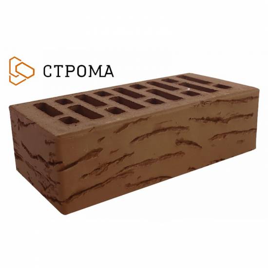 Кирпич Строма брянский утолщенный (коричневый) мадейра
