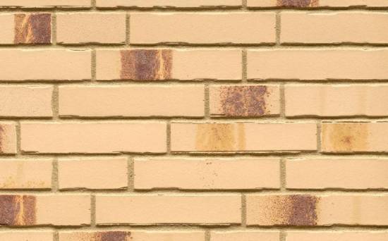 Фасадная плитка ручной формовки Feldhaus Klinker R970 bacco crema maron, 240*71*14 мм