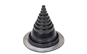 Резиновый уплотнитель VILPE ROOFSEAL - 5/8 черный, 180-330 мм