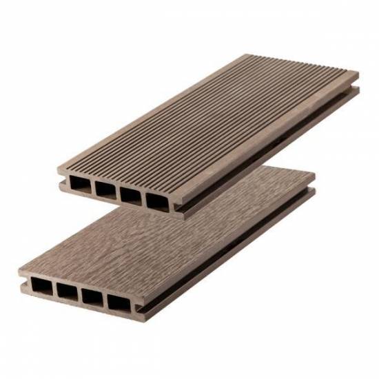Террасная доска Cm Deking (Декинг) Natur ДПК (пустотелая) 3000x135x25 мм, цвет WENGE (венге)