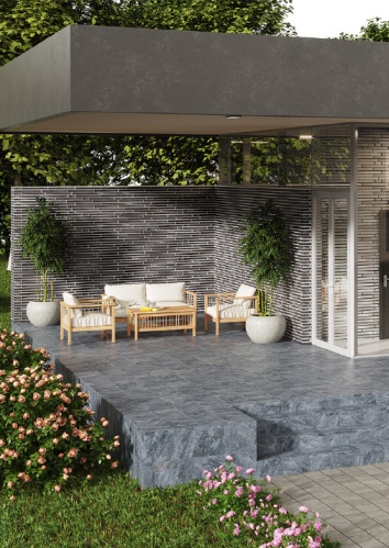 Плитка под кирпич Interbau City INT 732 Палермо 468x40 мм ригель