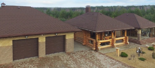 Однослойная гибкая черепица Katrilli кора дерева катепал